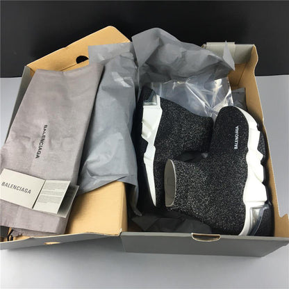BALENCIAGA GRAY AND BLACK AIR CUSHION ORIGINAL VERSION NUMBER
