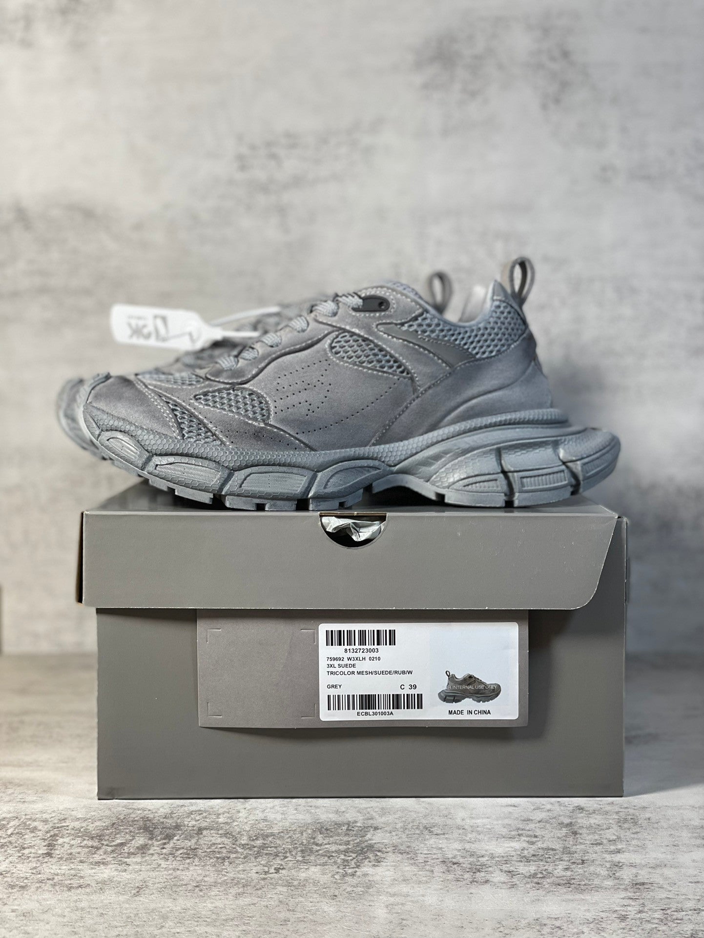 Balenciaga 3XL grey sneakers