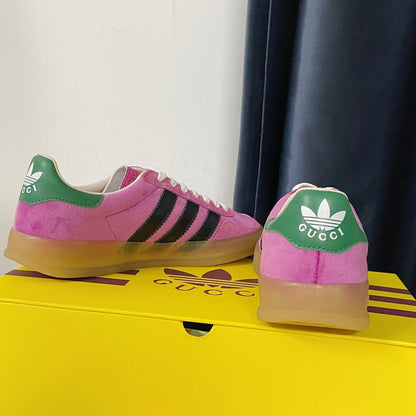 Adidas x Gucci joint Gazelle sports shoes couple casual sneakers